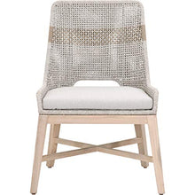 Star International Furniture Woven Fabric Outdoor Dining Chair Set of 2 White