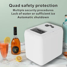 Machine to Make Ice On Countertop Ice Machine for Domestic Use, Outdoor Use, Mini 24 Pound Ice Machine, Fast Cubes Countertop for Home/Office/Bar