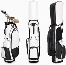OEIPSMK Durable Golf Stand Bag with 6-Way Dividers & Shoulder Strap - B
