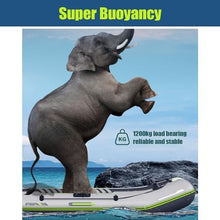 YUEWO Inflatable Boat for Adults Gray