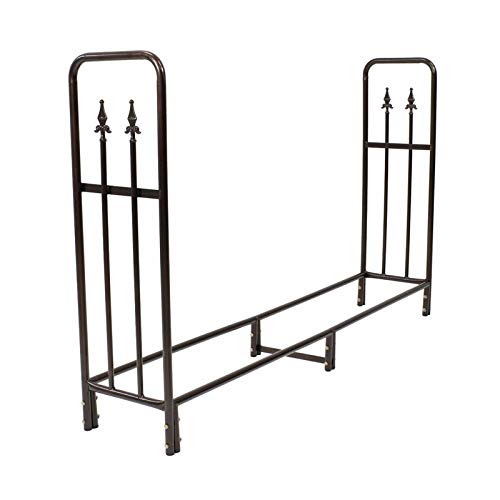 TXGJWRA Firewood Rack Indoor Firewood Rack Large Wide Firewood Rack Fireplace Tool Rack Indoor Outdoor Firewood Rack Storage Rack for Firewood Kindling and Hearth Logs Fireplace Lo,