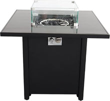 Living Source International Outdoor Fire Pit for Outdoor Home Garden Backyard Fireplace (30 Inch Steel Black Color)
