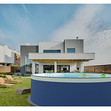 Planet Pool Steel Wall Pool Round Choice of Sizes 90 cm Deep Steel 0.3 mm Anthracite Foil 0.2 mm Sand Overlap 350 x 90