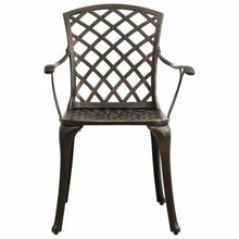 RJPLMFV 5 Piece Cast Aluminum Bistro Set Bronze