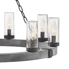9 Light Large Outdoor Low Voltage Hanging Lantern in Rustic Style 30 inches Wide By 27.75 inches High-Sequoia Finish-Led Lamping Type-E26 Medium Vintage Lamp Base Type Rustic Outdoor Hanging