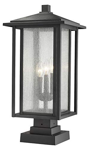 3 Light Outdoor Pier Mounted Fixture