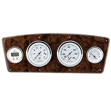 DeckMate Pontoon Large Gauge Panel Burlwood