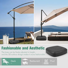 Cantilever Umbrellas Stand with Wheels Heavy Duty Outdoor Umbrella Base for Deck Poolside and Lawn