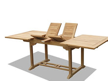Windsor's Geniune Grade A Teak 82"x 39" Rectangular Dining Extension Table w/Two 72" Benches and Two 18" Benches, Seats 8-10,5 Yr Wrty, Teak Lasts A Lifetime!
