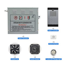 Sauna Steam Generator Sauna Heater 4.5KW AC Wet Steam Bath Sauna Generator with Shower Spa Accessories Brass Safety Valve Auto Drain Steamer Sauna Accessories (Color : VSC045-4.5KW-HP) (Vsc045 )