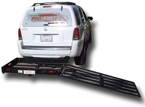 Scooter Wheelchair Carrier Loading Ramp for Mobility Electric Trailer Hitch 500#