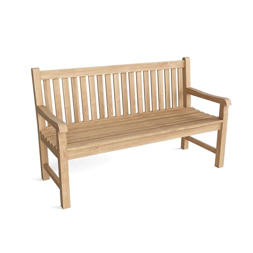 Anderson Teak BH-005S - No Cushion Classic 3-Seater Bench