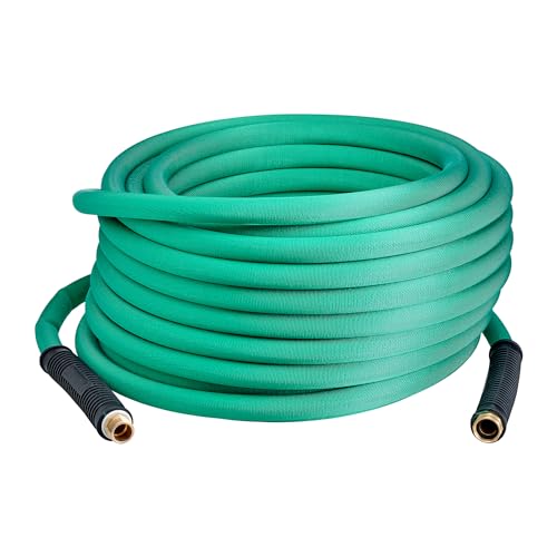 Underhill Featherweight UltraMax Heavy-Duty Garden Hose for Turf Managers, Lightweight, 1200 PSI BP, 300 PSI WP, H75-125FW 3/4 Inch x 125 ft Green