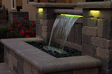 Atlantic Water Gardens Lighted Waterfall Spillway, 24-Inch Color Changing Colorfalls, CC24