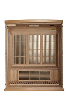 DYNAMIC SAUNAS Maxxus 3 Per Low EMF FAR Infrared Carbon Canadian Hemlock Sauna
