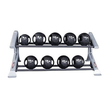 Body-Solid Pro Clubline 2-Tier Medicine Ball Rack Grey/Black