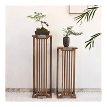 LUYOUBOZHU Vase Stand New Chinese Bonsai Ornament Decoration Rack, Living Room Balcony Entrance Flower Stand(Small)