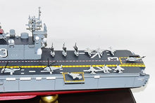 Squadron Nostalgia LLC USS Belleau Wood LHA 3 24-Inch Mahogany Scale Model Navy