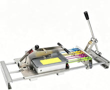 Manual Mutton Kebab Press for Bbq,Stainless Steel,812 Skewers,Fits All Bamboometal Skewer Lengths (8skewers)
