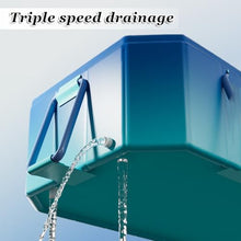 DMVWJR Foldable Swimming Pool for Kids and Adults, No Inflation Required, Outdoor Kiddie Pools, Thickened Support Dog Tub(9.8FT/3.0M)