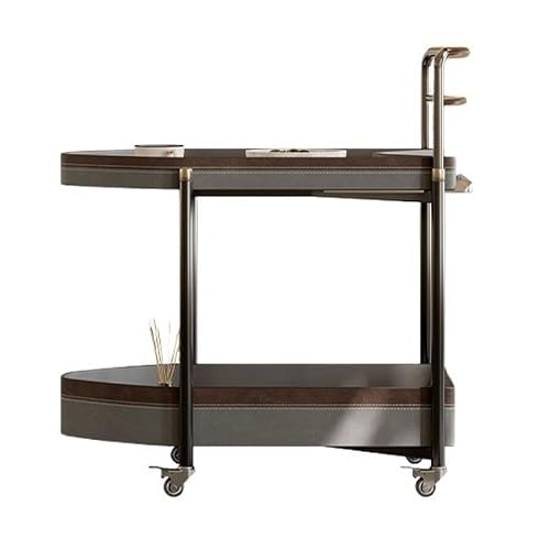 CHmrfvqtus Couch Side Table Movable Side Table Light Luxury Creative Small Cart Living Room Home Sofa