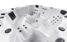 Luxuria Spas Envy 5-Person 56-Jet Double Lounge Hot Tub Homemade White/Grey