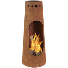 Sunnydaze Santa Fe Large Wood Burning Chiminea Outdoor Fireplace, 50"