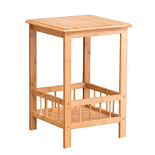 RWGOVLU Bamboo Flower Rack 2 Shelves Indoor Outdoor Multi-Tier Plant Display Stand Pot Shelf Storage Rack with Fence Multifunctional