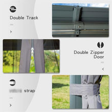 10'X12' Outdoor Gazebo with Aluminum: Galvanized Steel Roof, Curtains. for Garden, Lawn, Poolside. Easy Assembly for Comfort. Aluminum Frame. Double Roof Weather Resistance. Curtains and Netting