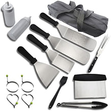 KANDUO Heavy Duty Stainless Steel Grill Accessories, BBQ Tool Utensils Set, BBQ Grill Accessories Tools Set, Portable Grill Accessories for Backpacking, Climbing - Perfect Grill Gifts for Men