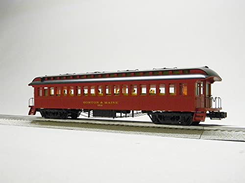 Generic Lionel Boston & Maine Railroad Wood Coach 2 Pack #1 O Gauge Natural Color
