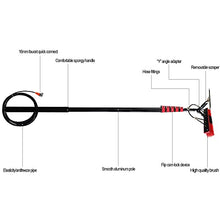 SHENGSHIYU Multiple Sizes, Water Brush with Nozzle, for Window and Solar Panel Cleaning, Outdoor Window Cleaning Tool, with Scraper, Rotatable Brush Head,3.6M(12FT)