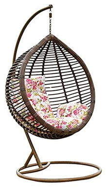 Rocking Chair Rocking Chair Home Balcony Thick Rattan Bird's nest Rattan Chair Hanging Basket Leisure Swing Chair