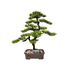 YXIANG56Q Fake Plants Chinese-Style Artificial Bonsai Tree with Realistic Wood and Ceramic Pot Fake Plants for Home Office Bonsai Tree