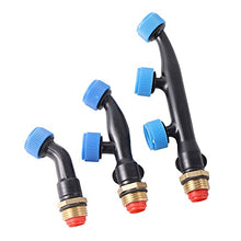 1/4” Female Thread Pesticide Sprayer Nozzle 1/2/3 Nozzle Head Optional Garden Agriculture Greenhouse Irrigation Misting Nozzles (Color : Without Thread, Size : Double) (With external thread Three)