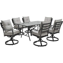 Hanover Lavallette 7-Piece Patio Dining Set Silver