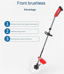 Cordless Lawn Mower Corn Harvester-Multifunctional Rice Wheat Farm Machinery Household Mower Lever Handle More -Brushed 24V