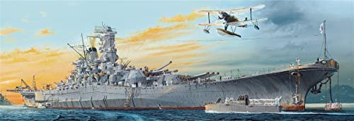 Generic Gallery 1/200 IJN Yamato WW2 Battleship Kit Grey Plastic