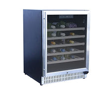 AMS Fireplace Summerset 24 Outdoor Rated Wine Cooler Refrigerator