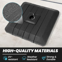 OROTLECT 350 Lb. Plastic/Acrylic Free Standing Cantilever Umbrella Base