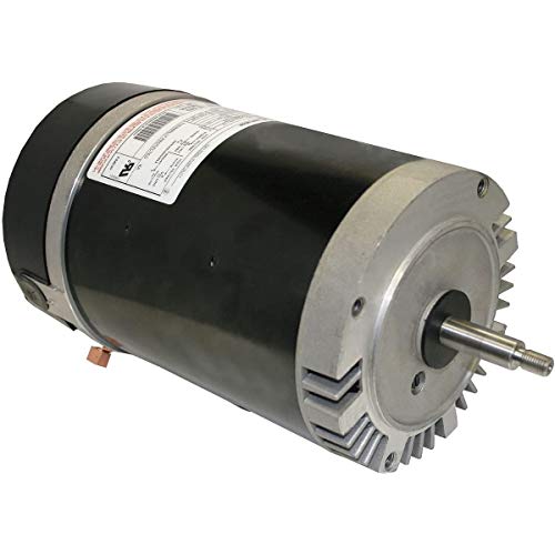 The Pool Supply Shop 2 HP C Face Threaded Shaft Horizontal Pool Pump Northstar Motor Black