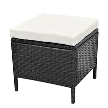 Xinxinxiang 4 Piece Outdoor Patio Furniture Set with Cushions Black