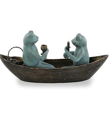 SPI Home 41031 10 x 21.50 x 11 in. Rowboat Picnic Garden Sculpture, Multicolor