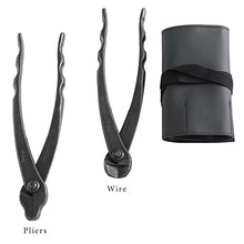 Wazakura Made in Japan 6PCS Bonsai Professional Tool Kit with Roll Bag: Japanese Yasugi Steel Satsuki Bonsai Scissors, Concave Branch Cutter, Knob Cutter, Jin Plier, Wire Cutter, Root Cutter