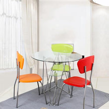 Pealihuy Round Tempered Glass Table Surface,Indoor Outdoor Shelf Tempered Glass Table Top,Round Clear Tempered,(100cm(40 in))