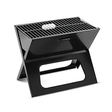 MIIKHI Portable Barbecue Grill Stainless Steel Folding BBQ Grill Desk Tabletop Smoker Grill for Picnic Garden Terrace Camping Travel Outdoor Cooking