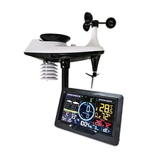 Professional Weather Stations,Indoor Outdoor Thermometer Hygrometer with WiFi Large LCD Display Weather Station