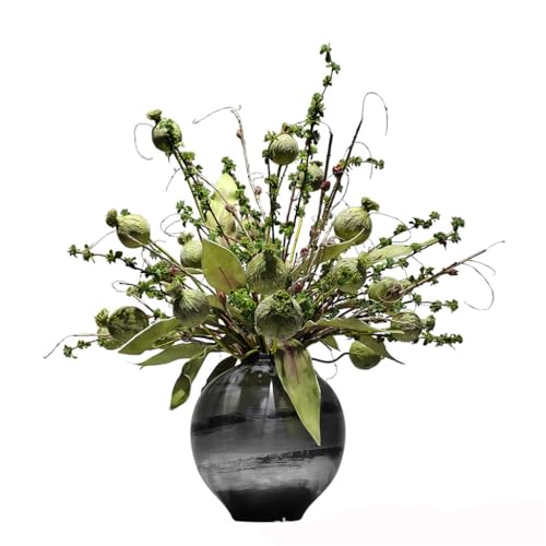 DUYHBAWRS Living Room Dining Table Decoration Porch Bonsai Simulation Floral and Green Plant Decoration