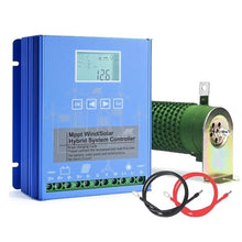 HYZHANHONG 48V, 3000W Wind Solar Hybrid Charge Controller, 12V 24V 48V Solar Panel Wind Turbine MPPT Charge Regulator Suitable for House, Street Lamp Wind and Solar Hybrid System