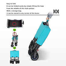 Camping Handcart, Folding Camping Wagon Beach Garden Heavy Duty 92L Large Capacity
